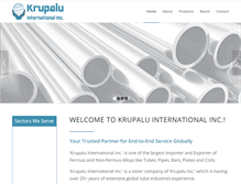 Tablet Screenshot of krupalu.com